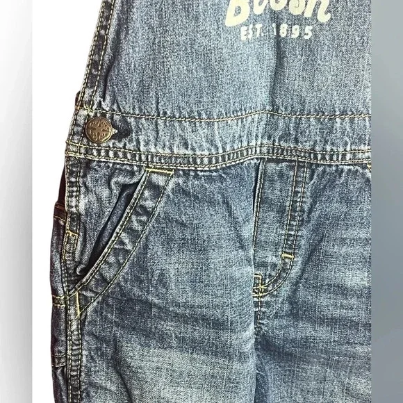Oshkosh b’Gosh Denim & Co Toddler Overalls Blue VestBak Size 4T - Picture 3 of 11
